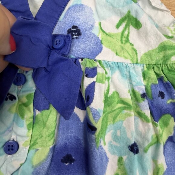 Gymboree Toddler Girl's 2-Piece Outfit 12-18 Months Floral Shirt & Bloomers - Picture 5 of 11